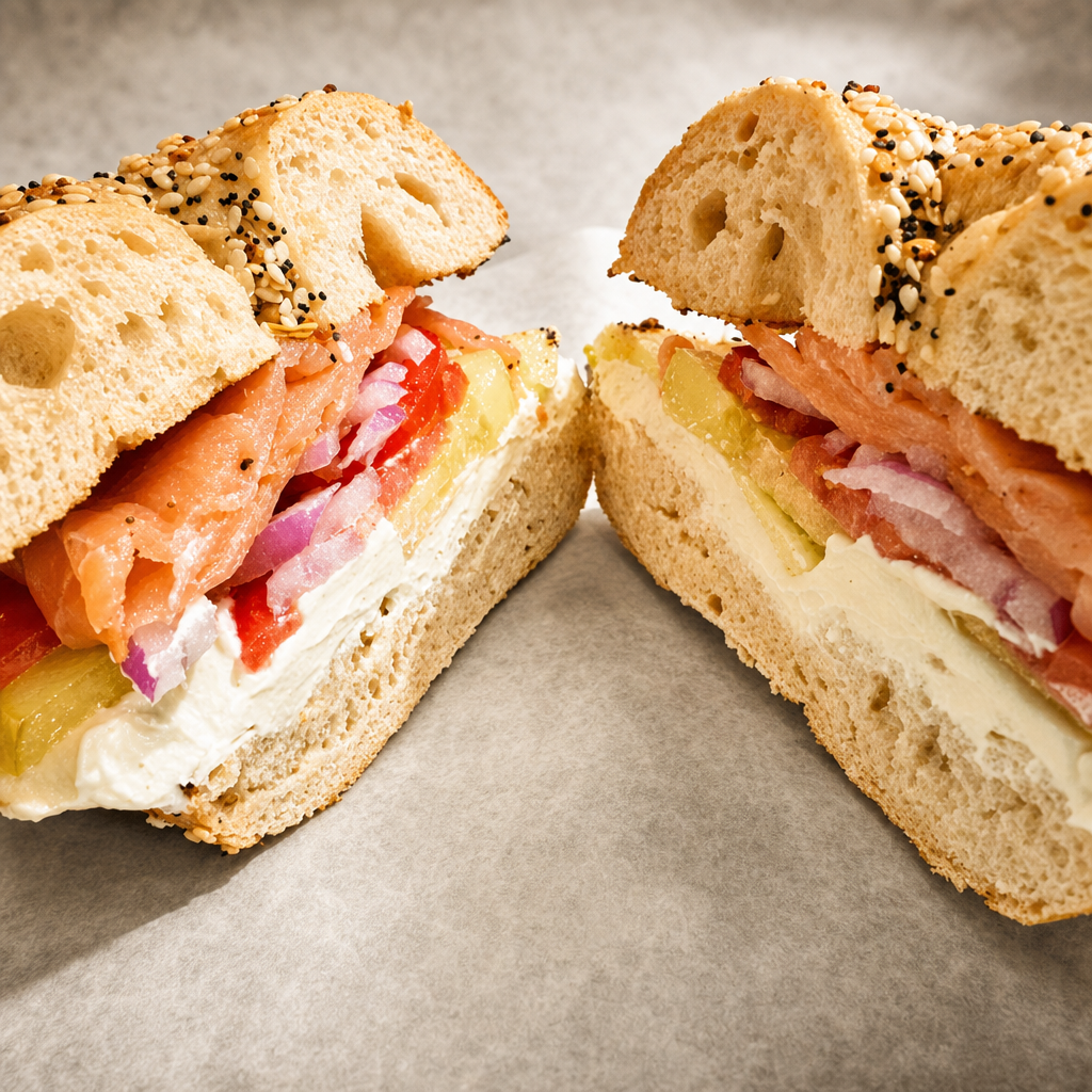 Wasabi Bomb Bagel.