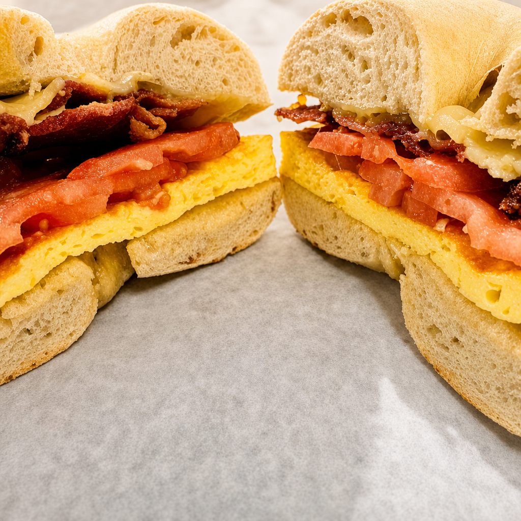 Pepperjack Breakfast Bagel.