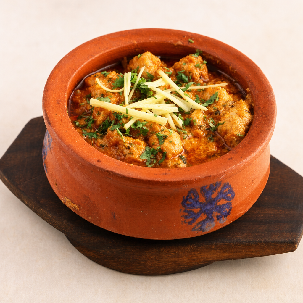 CHICKEN-(BONE-IN) SPICY (served in the reusable claypot).