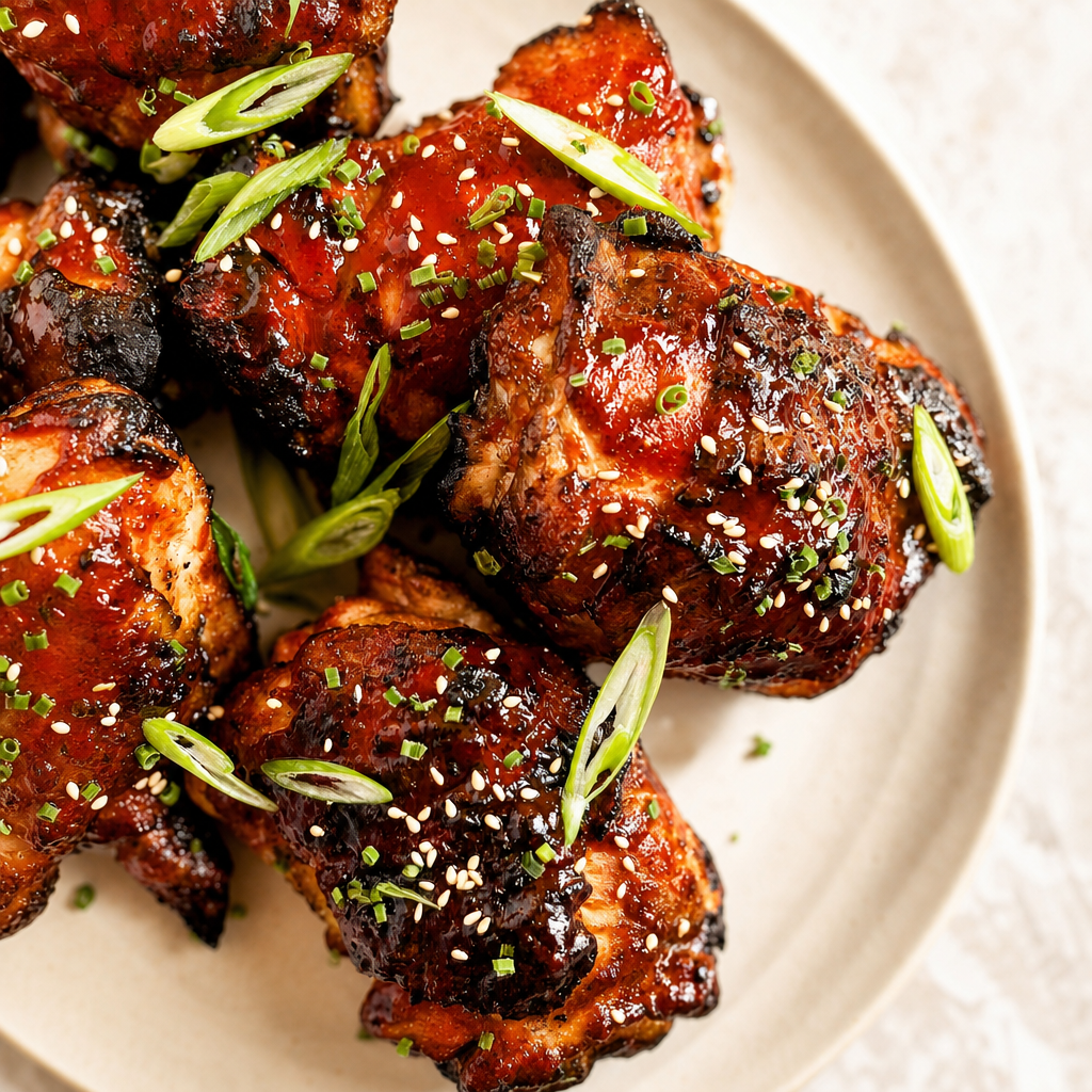 Korean Bbq Boneless Thighs (4 Pieces).