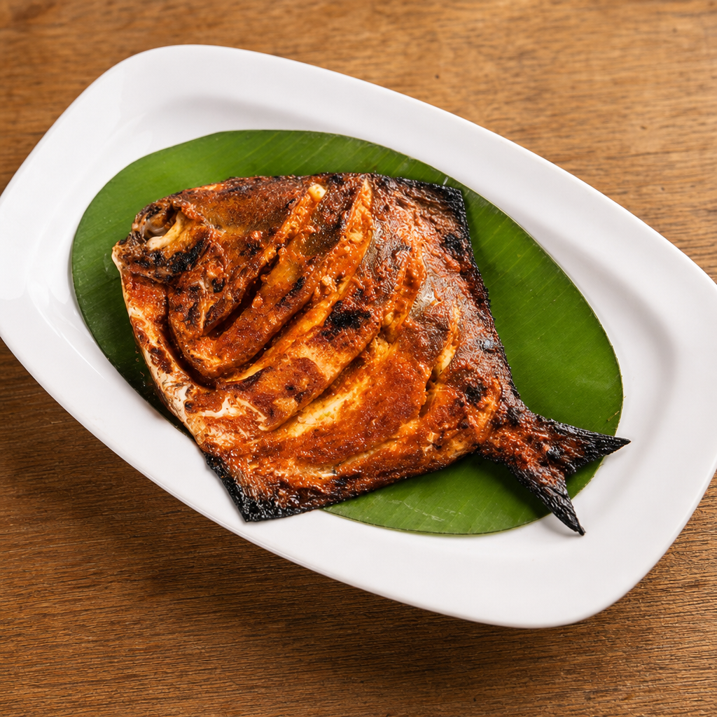 Tandoori Golden Pompano (1 whole fish).