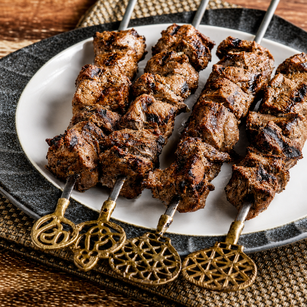 Beef Mediterranean Kebab (4 pcs).