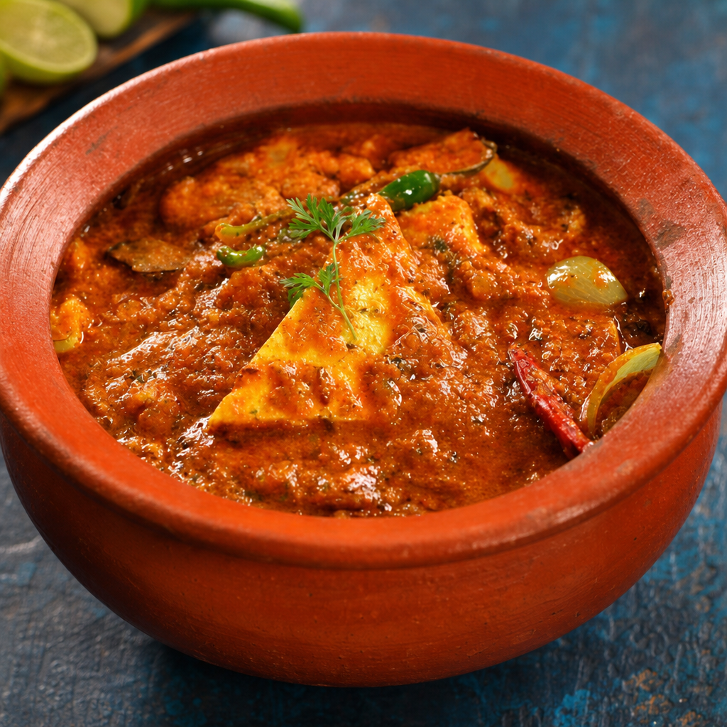 PANEER (served in the reusable claypot).