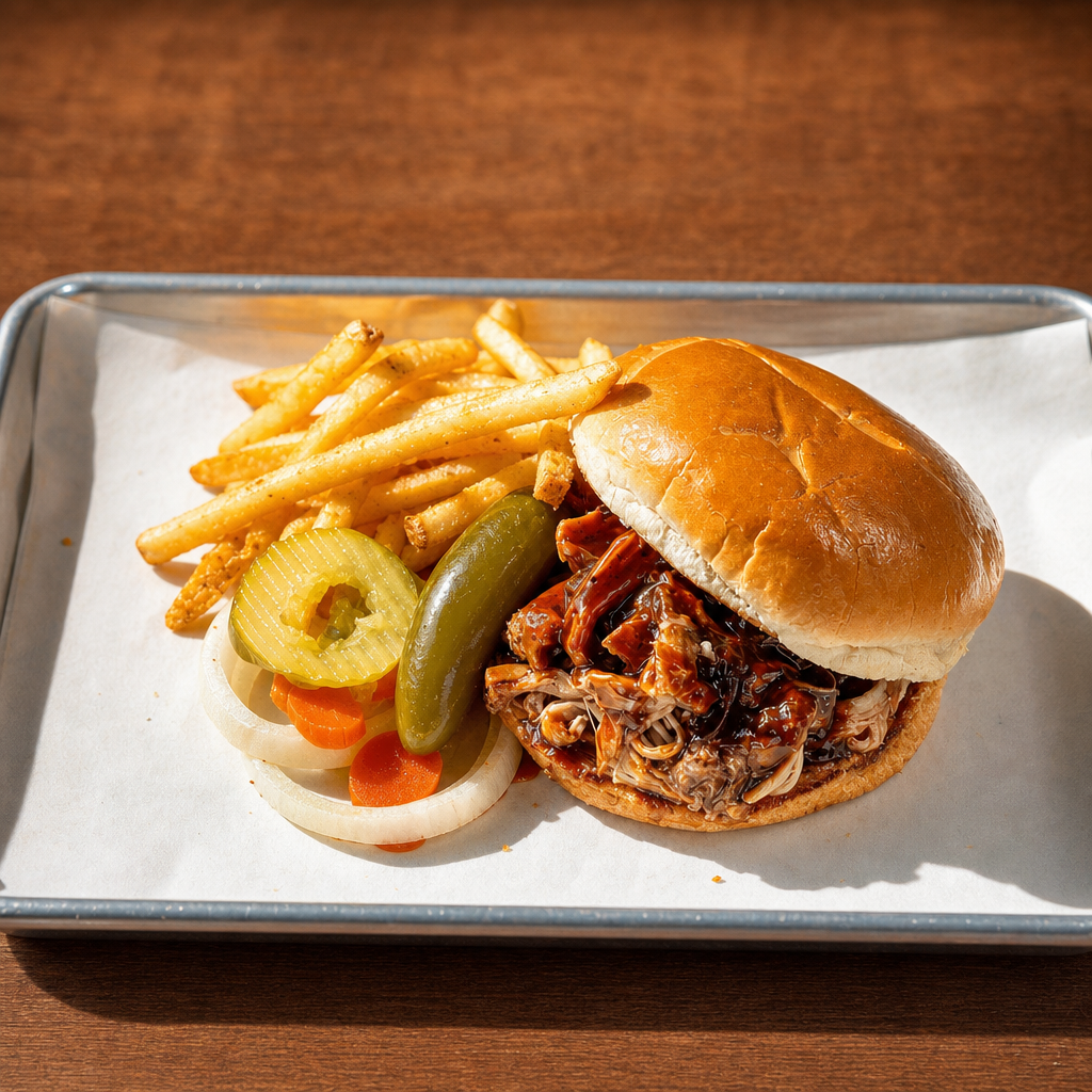 The OINKER Sandwich Combo (Legendary Pulled Pork)