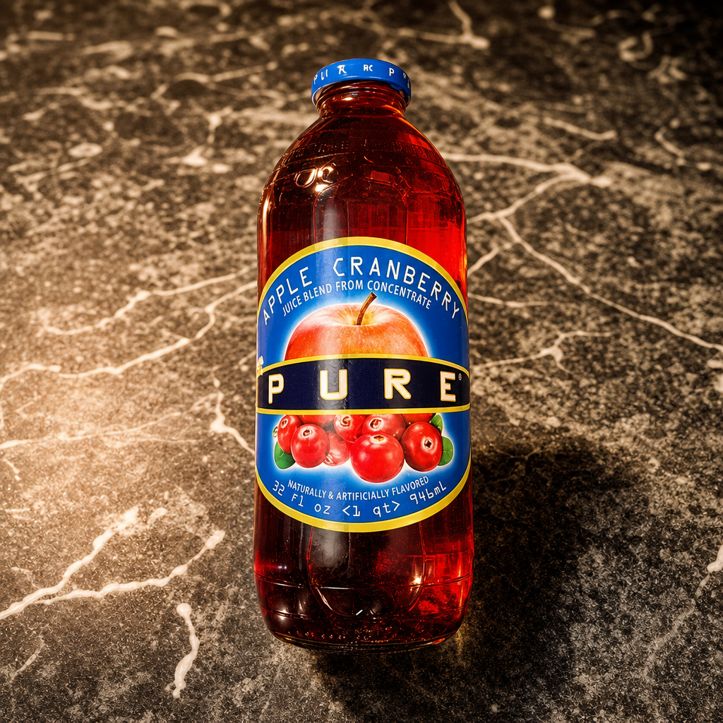 Mr. Pure Apple Cranberry, 32 Oz.