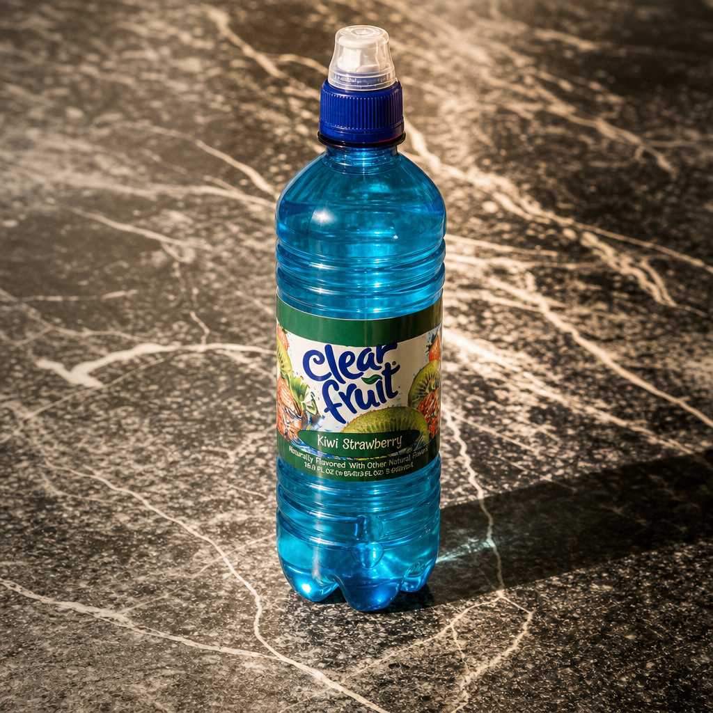 Clear Fruit Water Kiwi Strawberry.