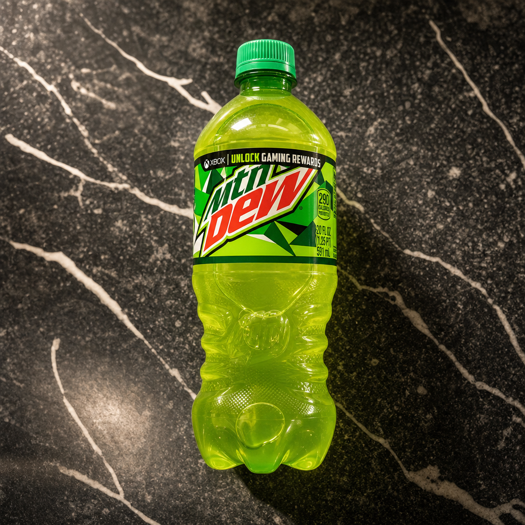 MTN Dew 20oz Bottle.