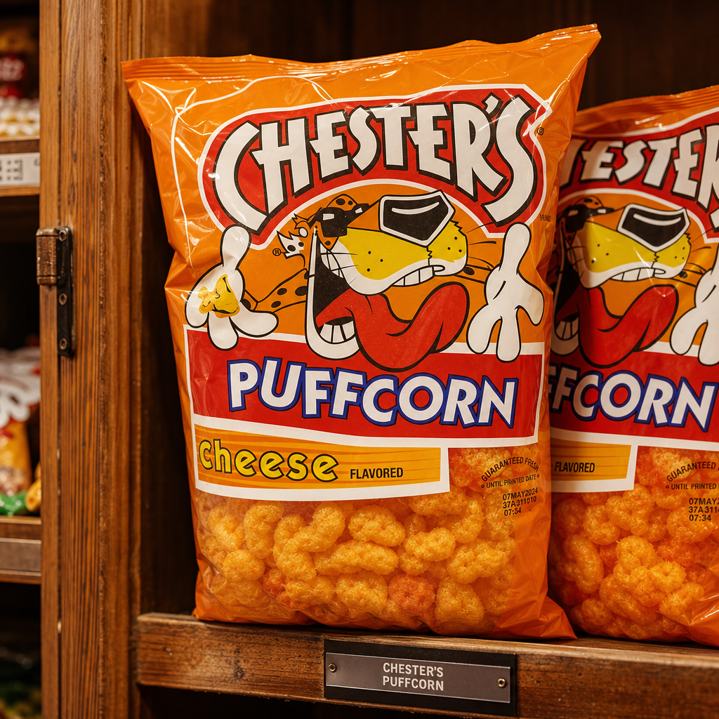Chester's Puffcorn Cheese.
