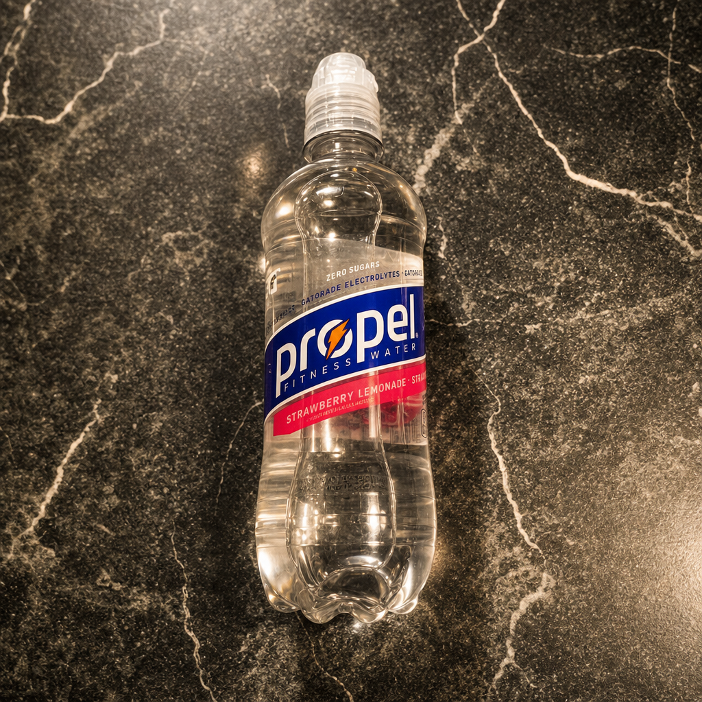 Propel Fitness Water Strawberry Lemonade 20 Oz Zero Sugar.