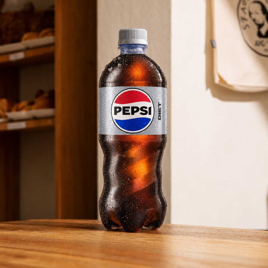 Diet Pepsi 20oz Bottle.