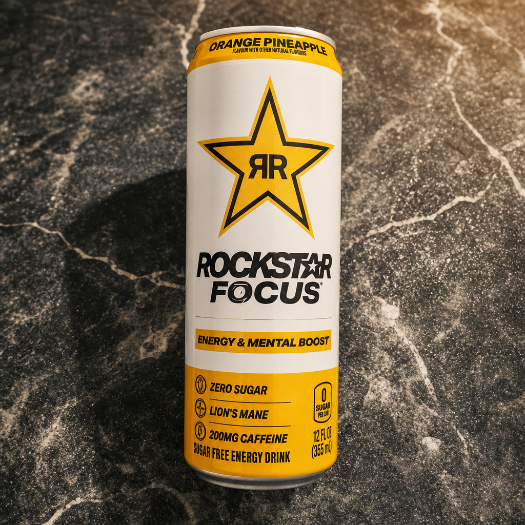 Rockstar Focus Orange Pineapple 12oz.