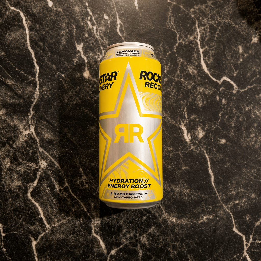 Rockstar Recovery Lemonade Hydration Energy Boost 16oz.