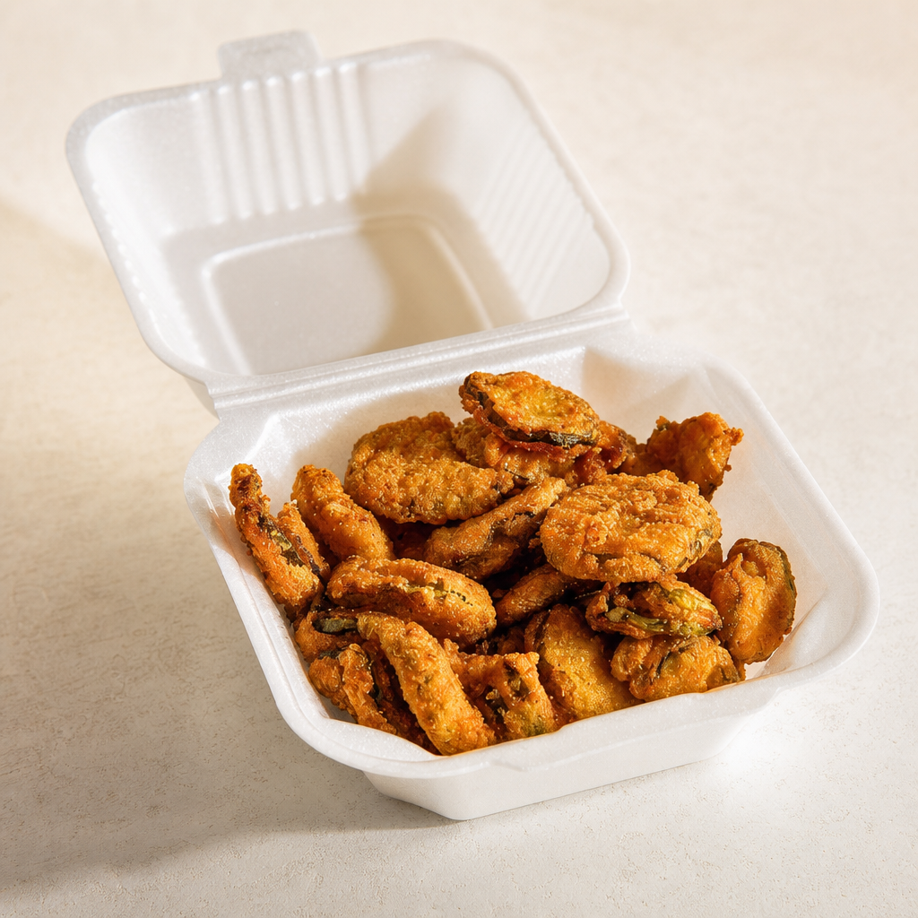 Deep Fried Pickle Chips.