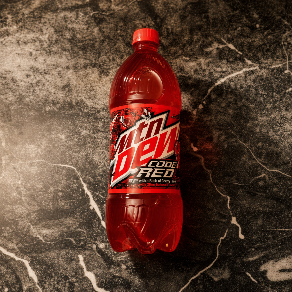 Mtn Dew Code Red - 1 Liter.