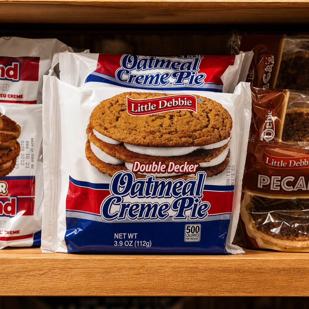 Double Decker Oatmeal Cream Pie.