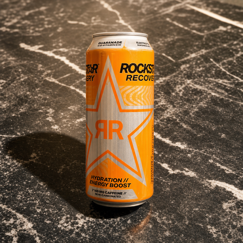 Rockstar Orangeade Recovery Hydration Energy Boost 16oz.