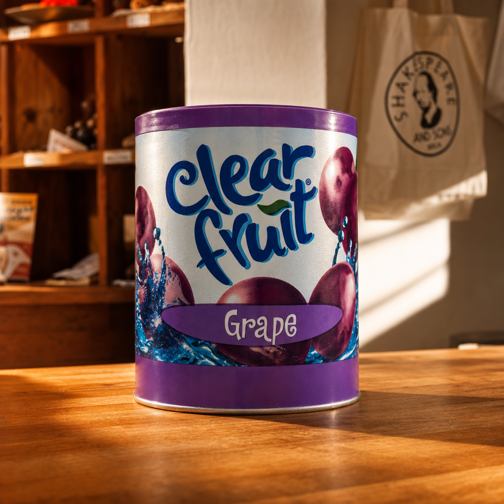 Clear Fruit Grape.