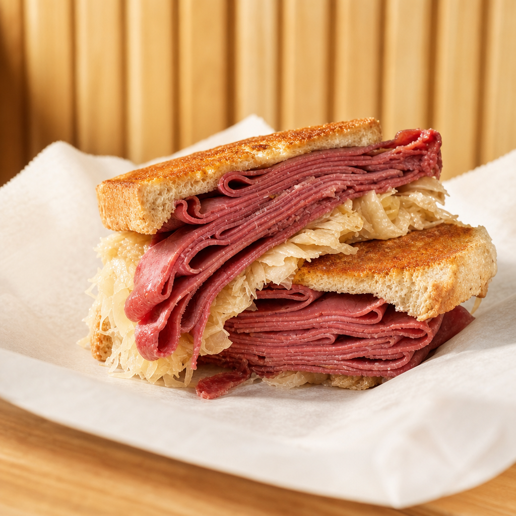 Grilled Corned Beef.