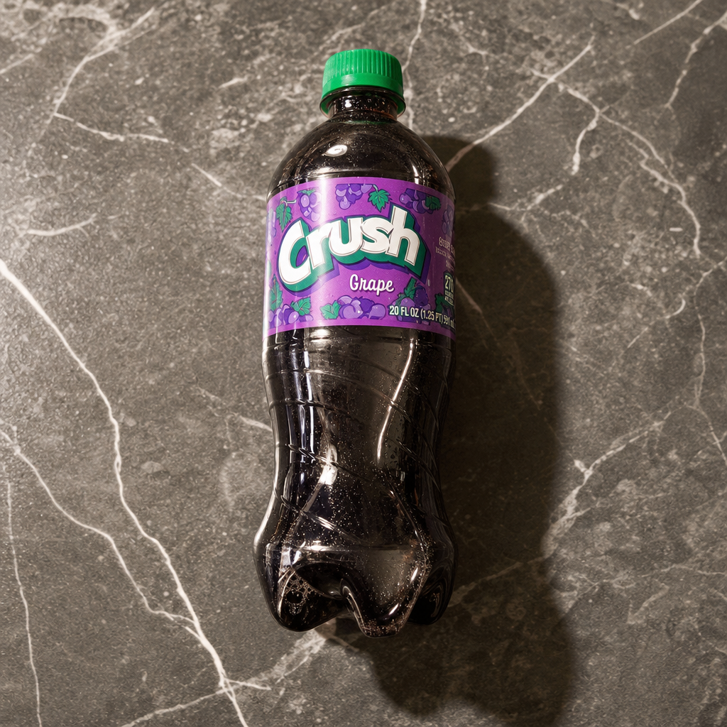 Crush Grape 20oz bottle.