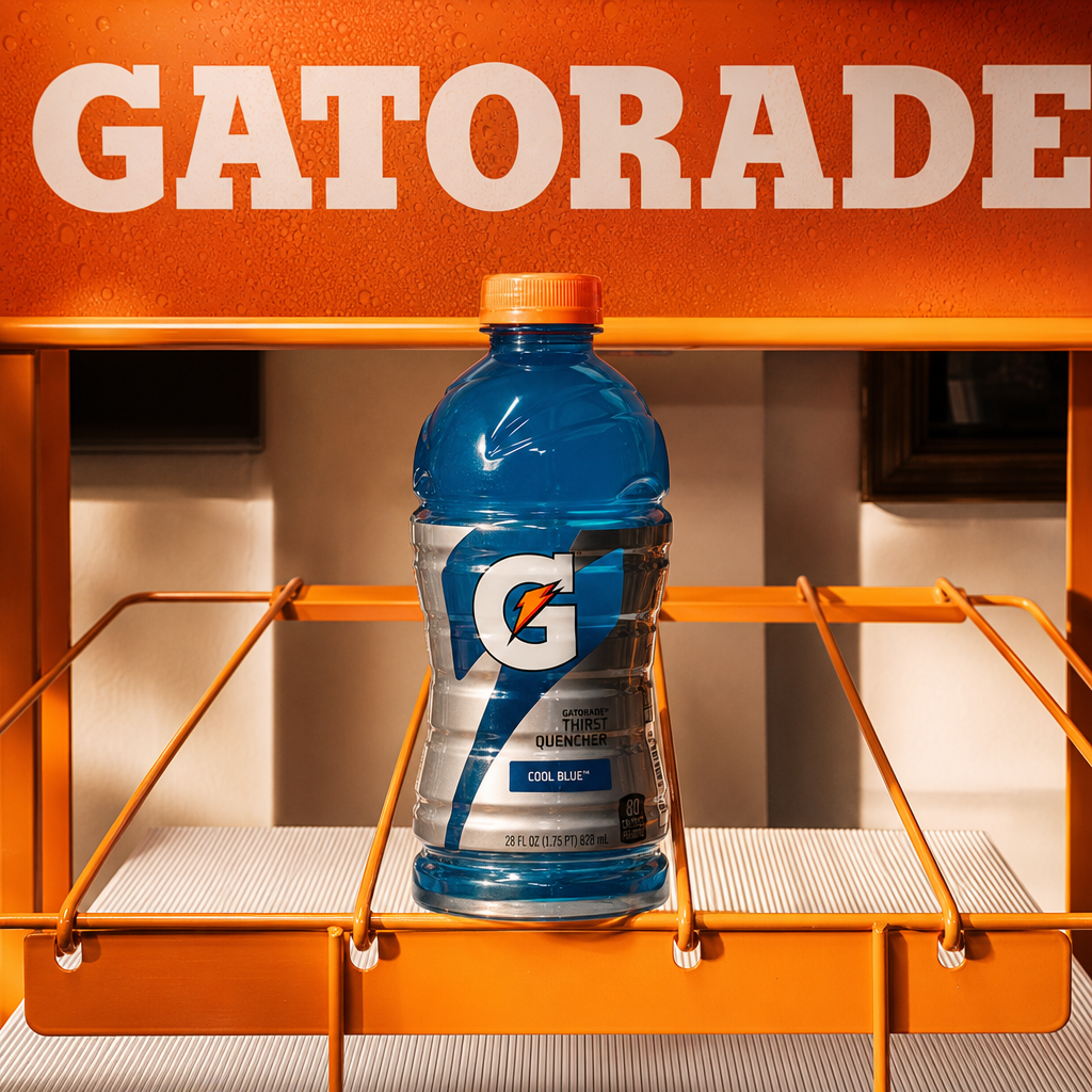 Gatorade Cool Blue 28 Ounce.