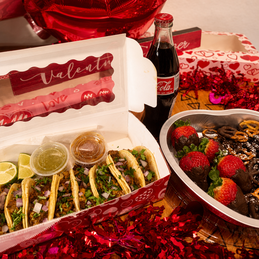 Valentines Day Special!!! 10 Tacos your choice in a Heart Taco Tray!
