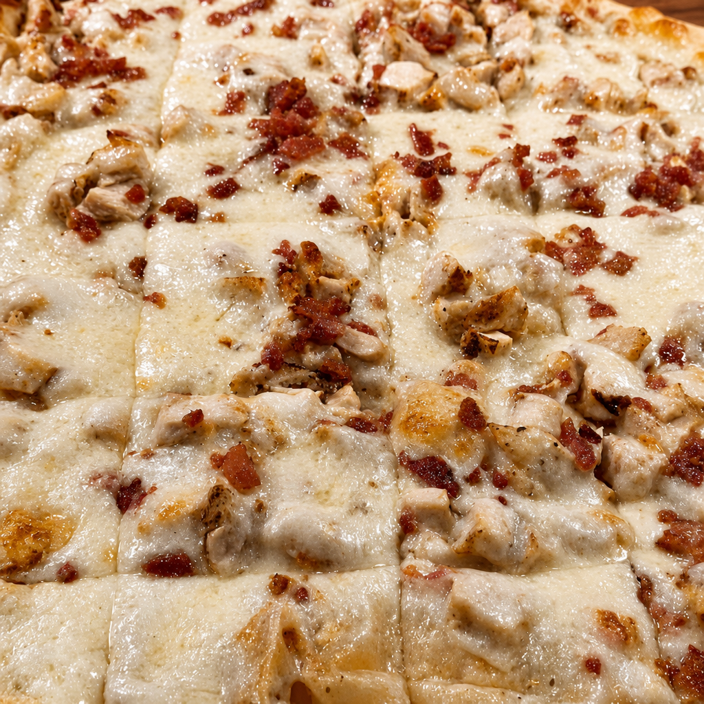 Chicken Bacon Ranch Pizza