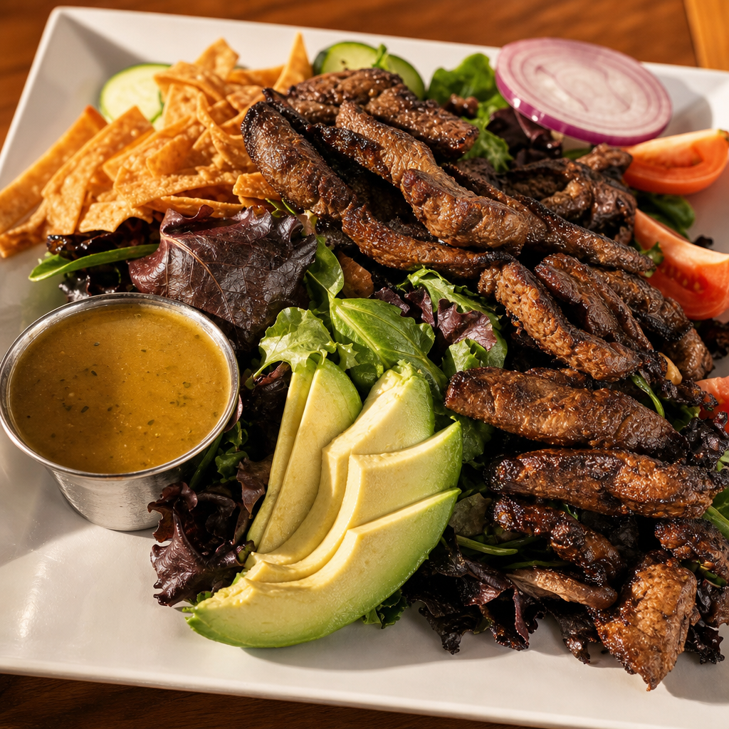 New Mexican Steak Fajita Salad