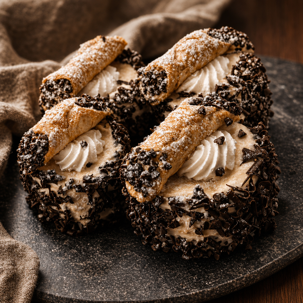 Cannoli Cake.