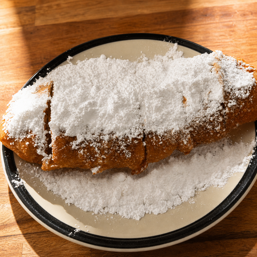 G's Famous Fried Cheesecake.