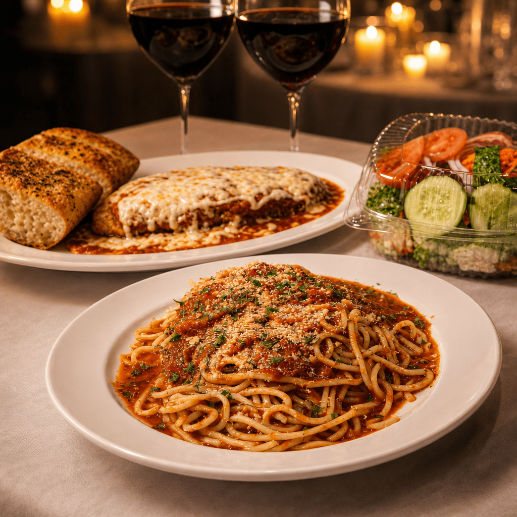 Eggplant Parmigiana.