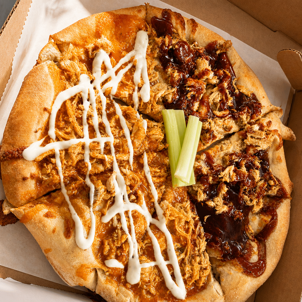Buffalo Chicken Pizza.