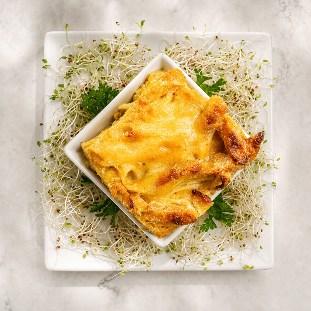 Macaroni Au Gratin.