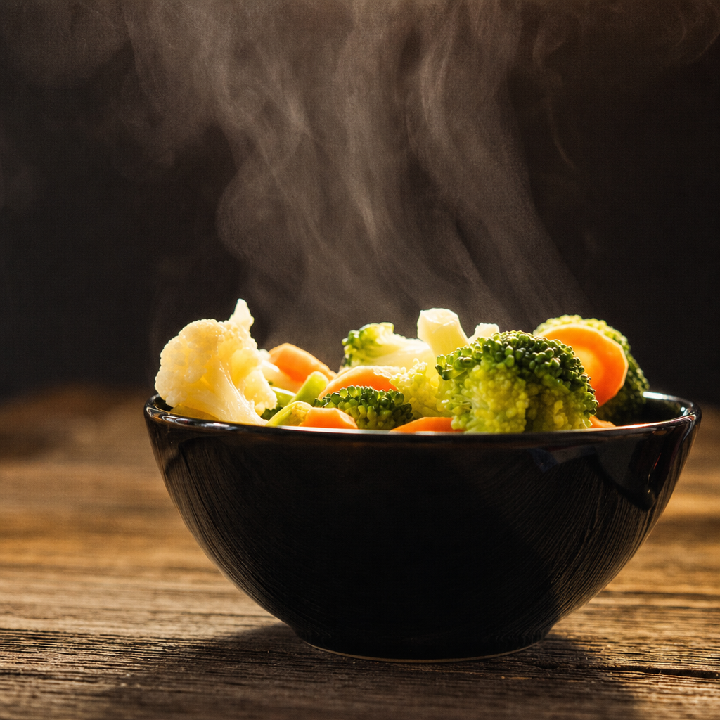 Steamed Vegetables.