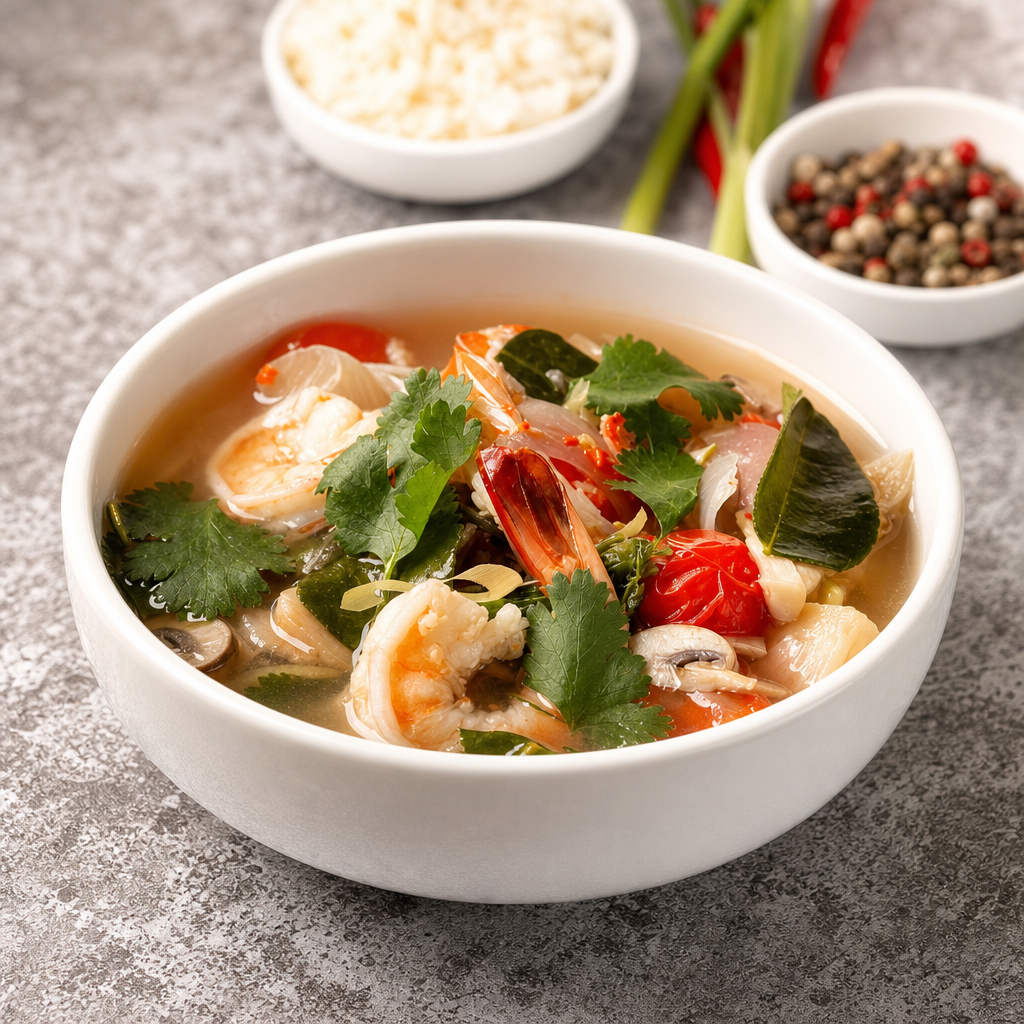 Tom Yum Noodle Soup.