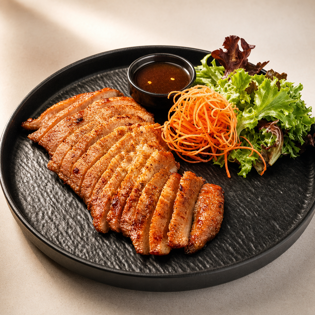 Grilled BBQ Pork Jowl