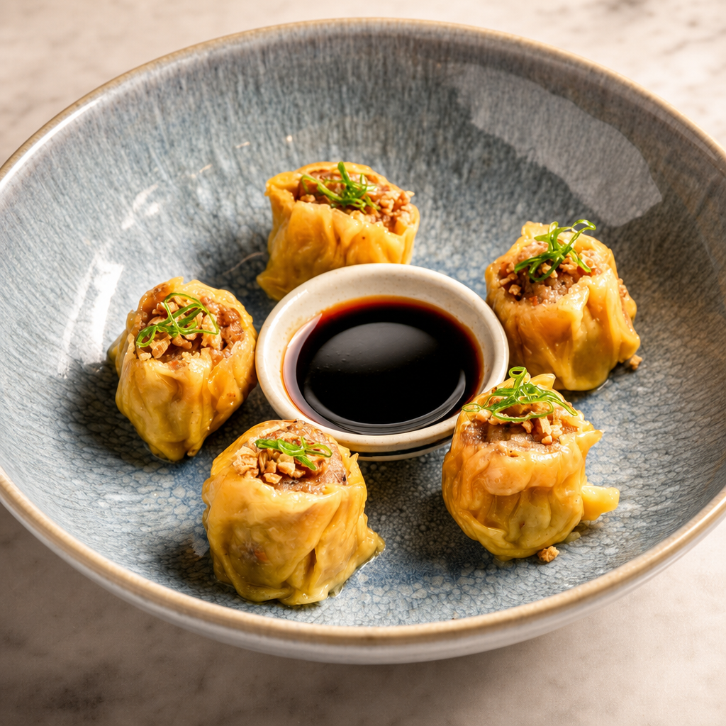 Steamed Dumplings.