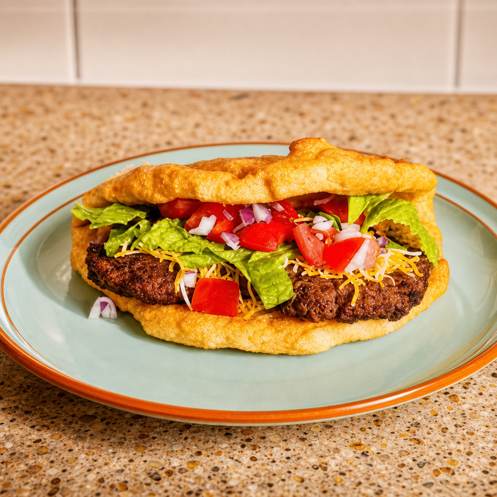 Navajo Burger Double.