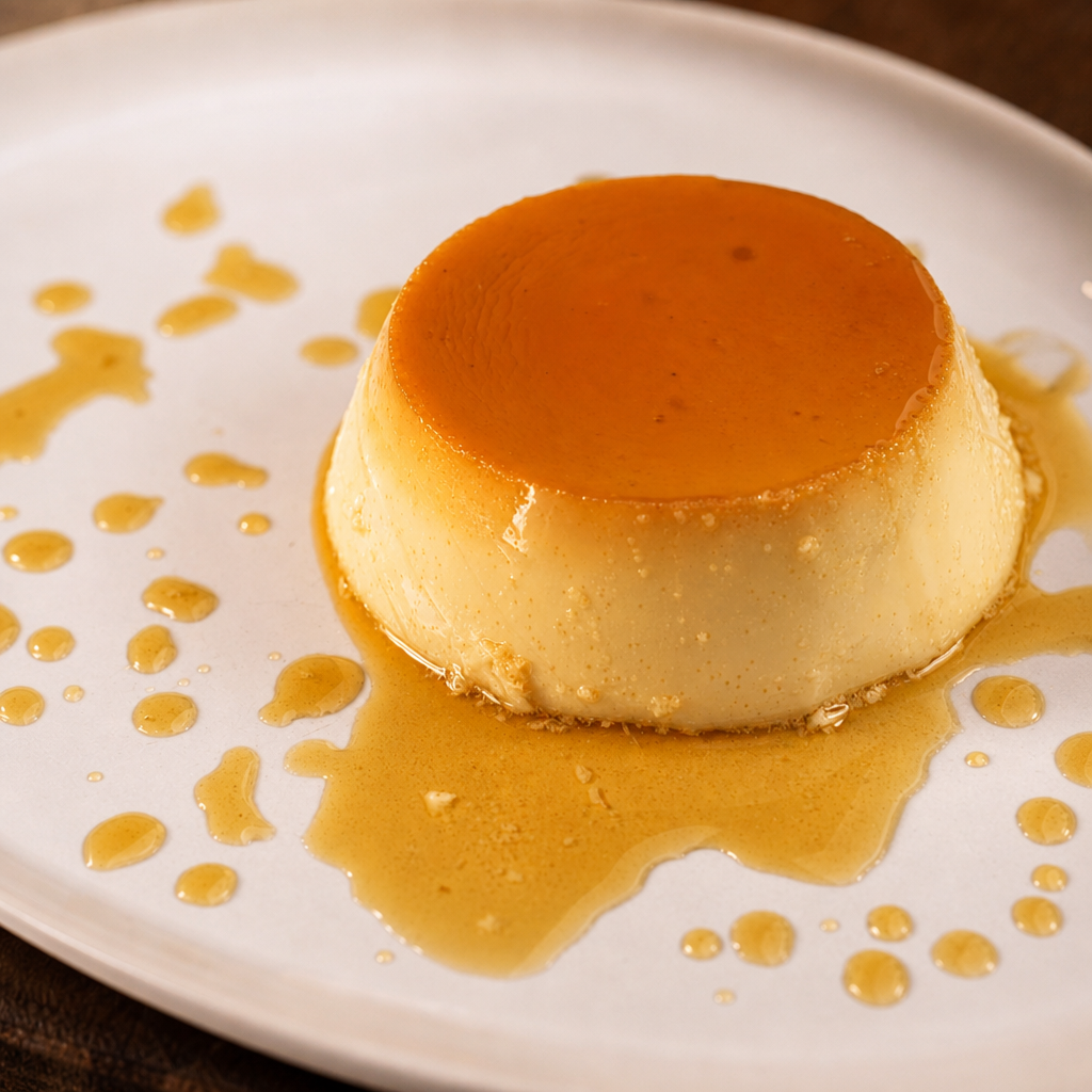 Caramel flan.