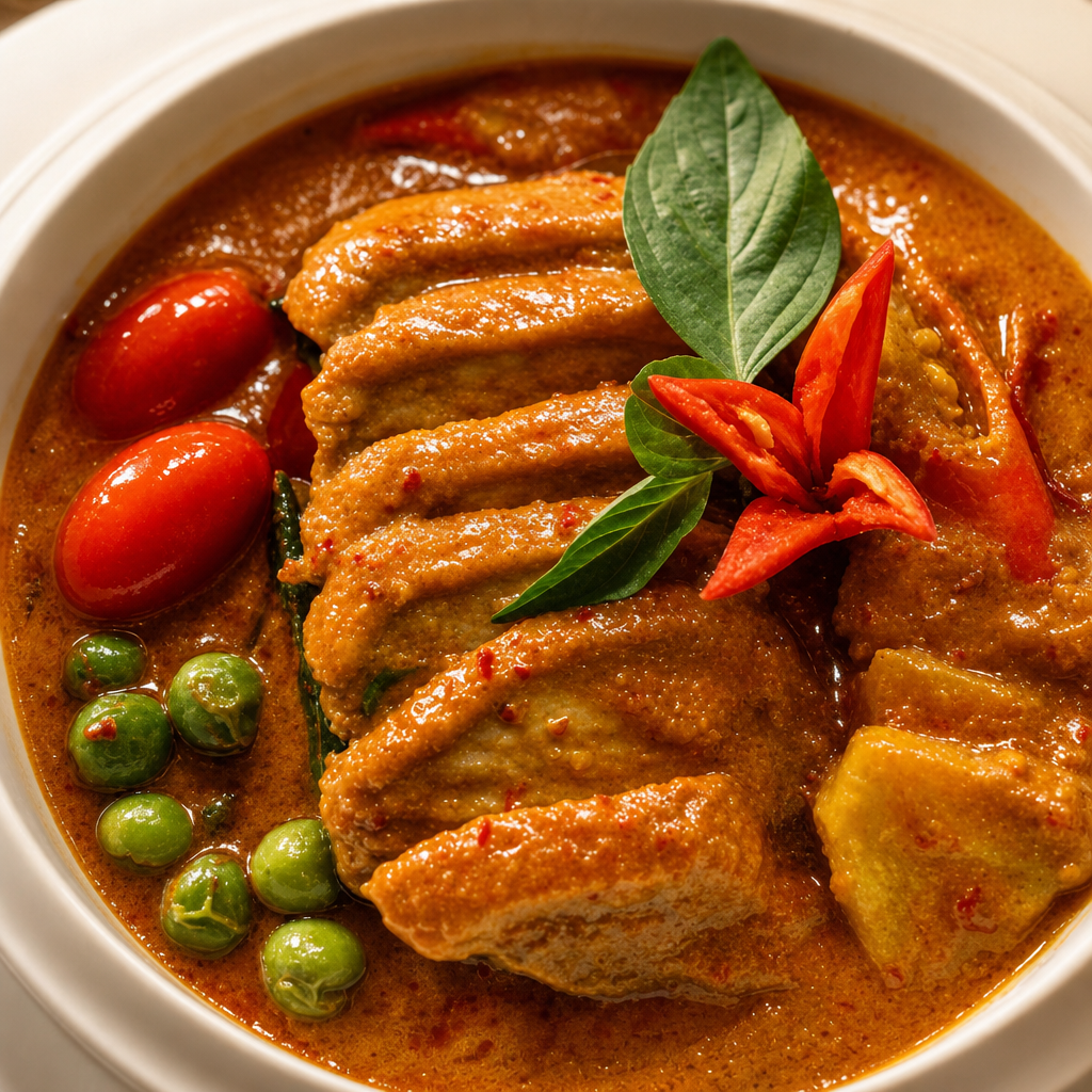 L Pineapple Duck Curry.