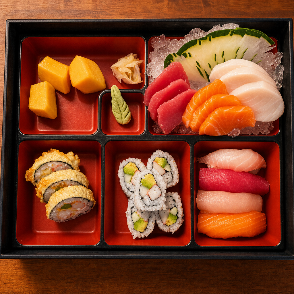 *A. Sushi & Sashimi Combo.