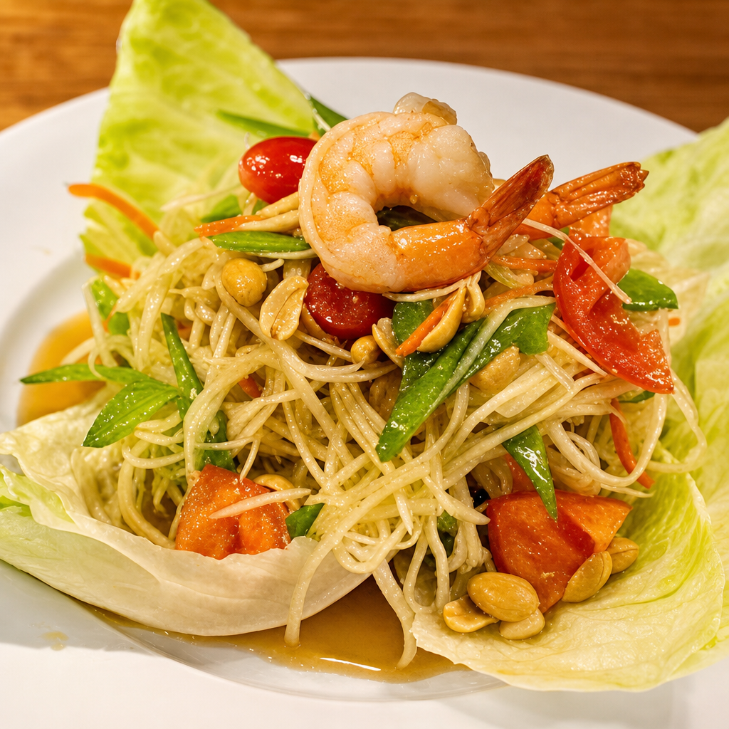 Som Tum Thai (Papaya Salad).