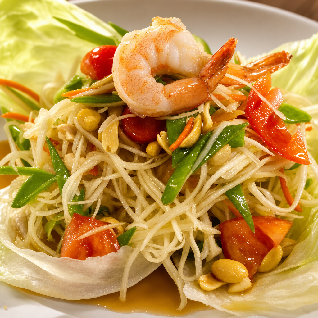 Som Tum Thai (Papaya Salad).