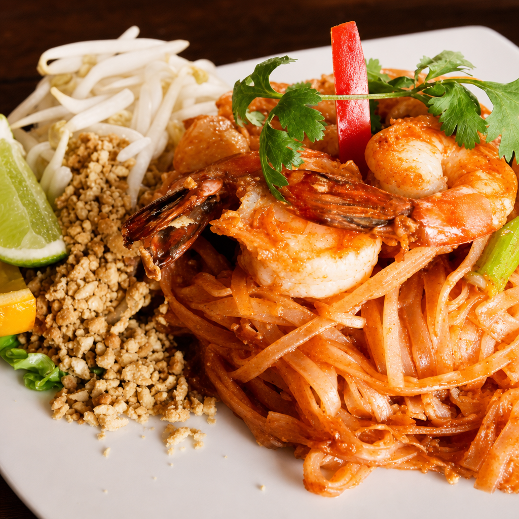 Pad Thai (Thai Famous Street Food).