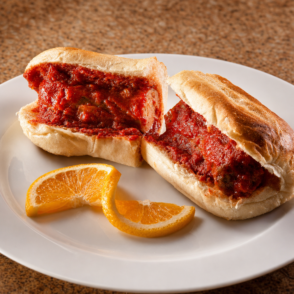 Italian Sausage Sandwich.