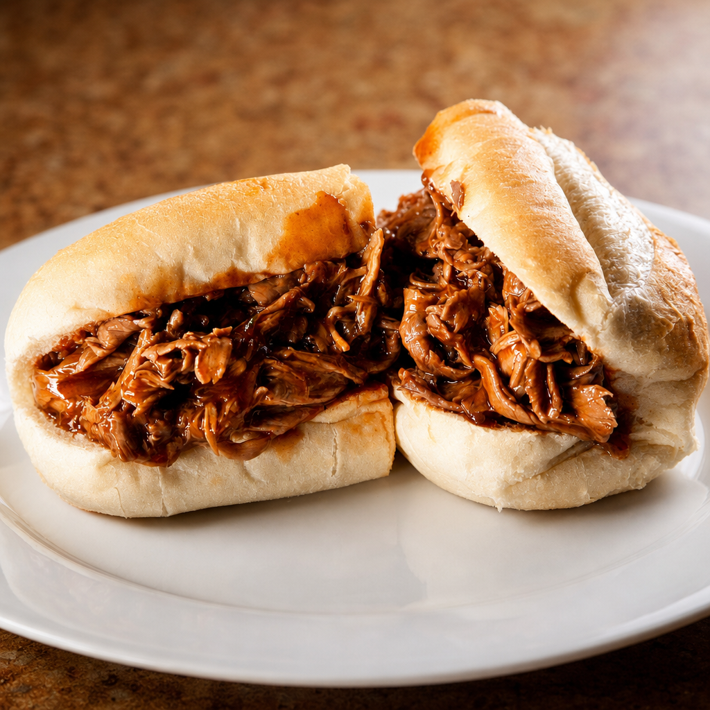 BBQ Beef Sandwich.