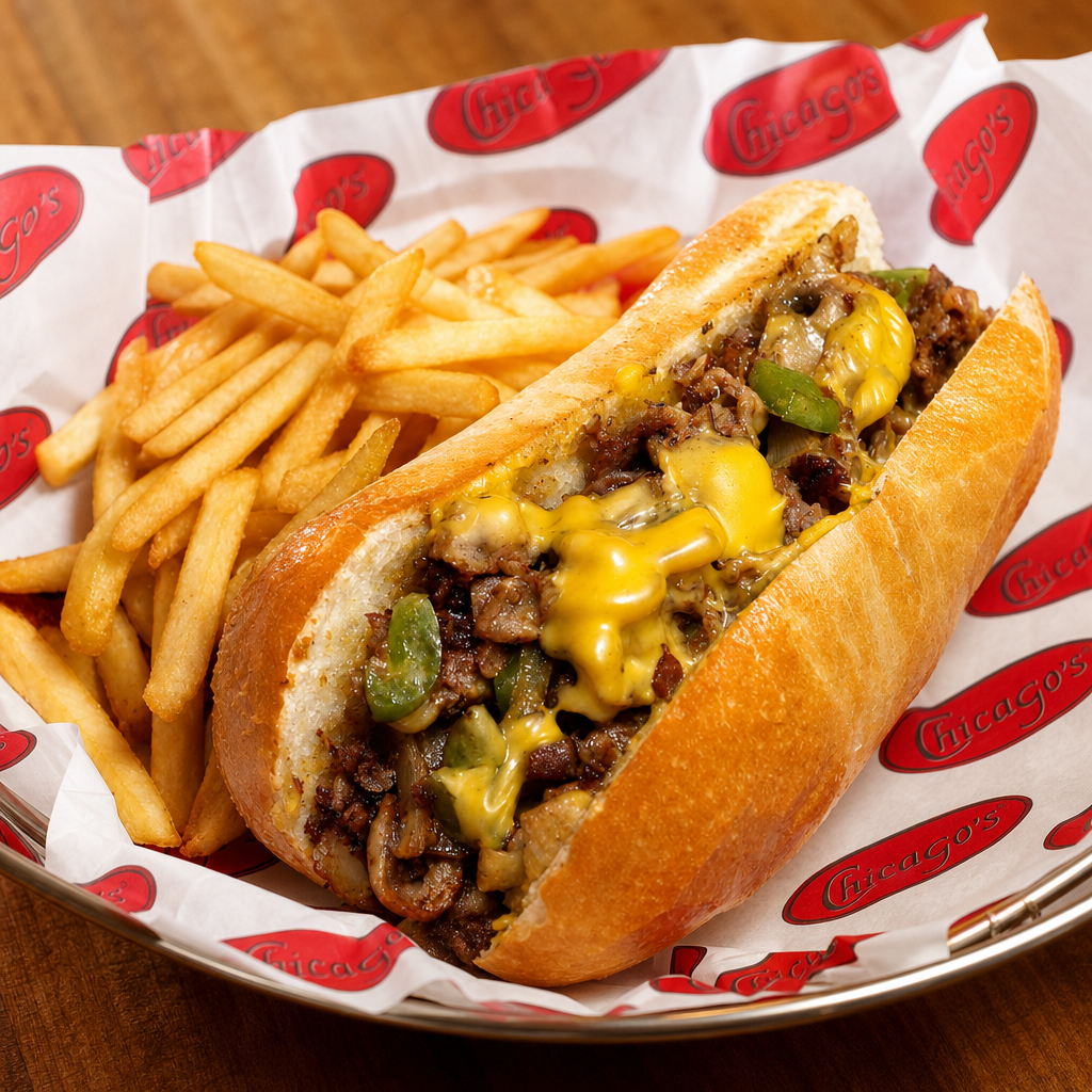 Philly Steak Sandwich.