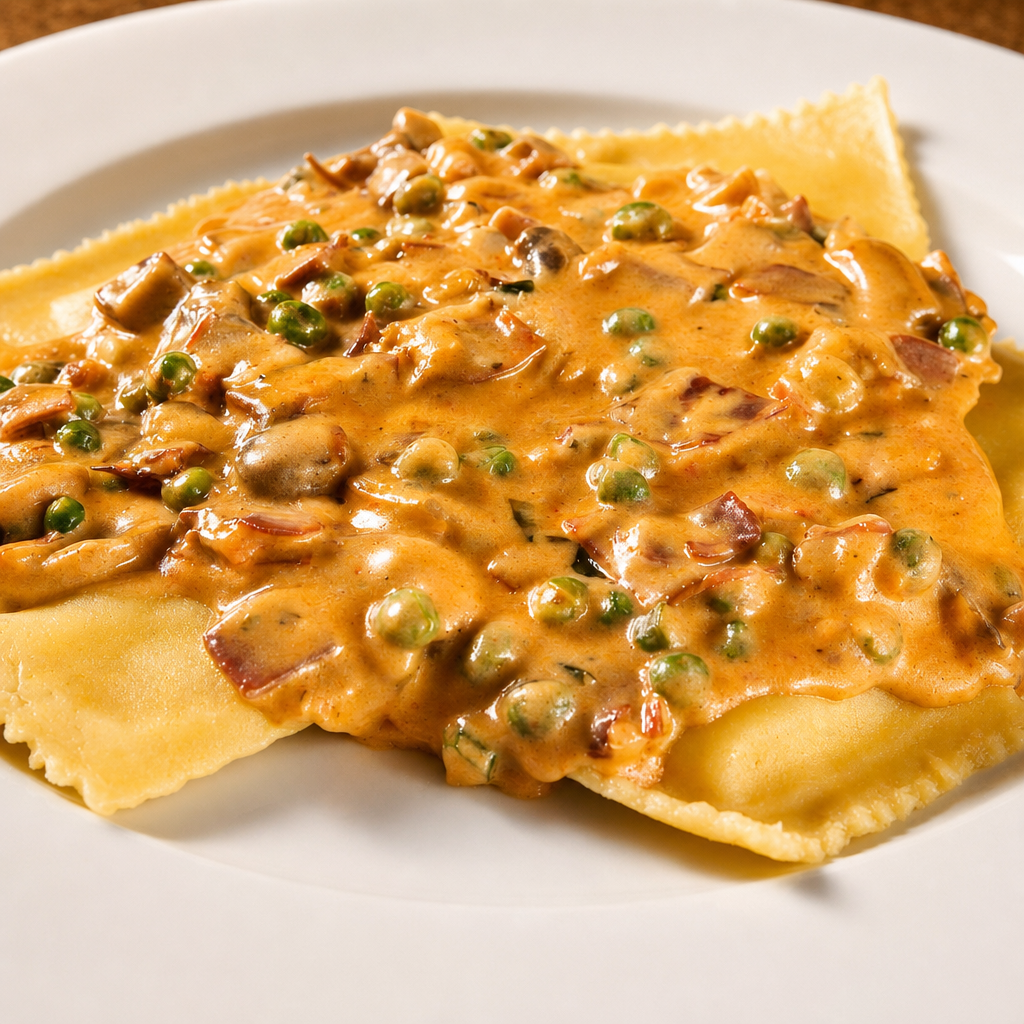 Ravioli Alla Rossini.