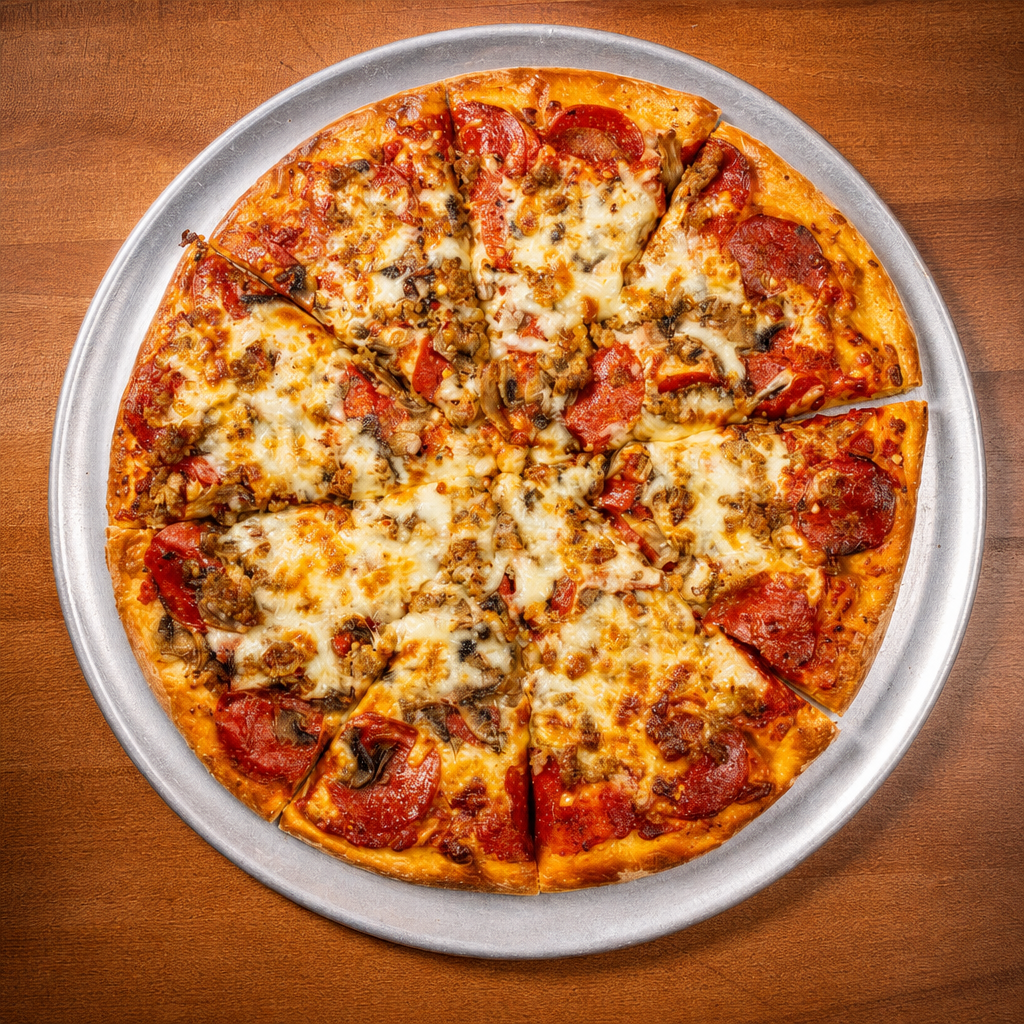 X-large Chef's Special Pizza.