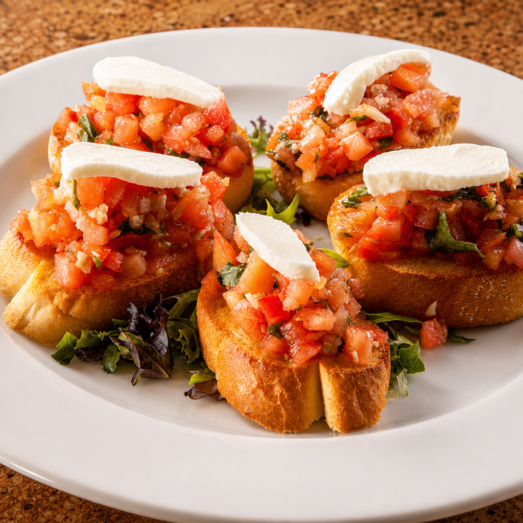 Bruschetta Di Pomodori.