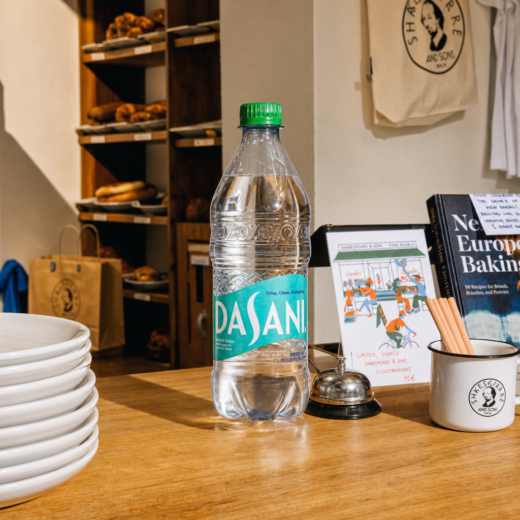 Dasani Water, Bottle.